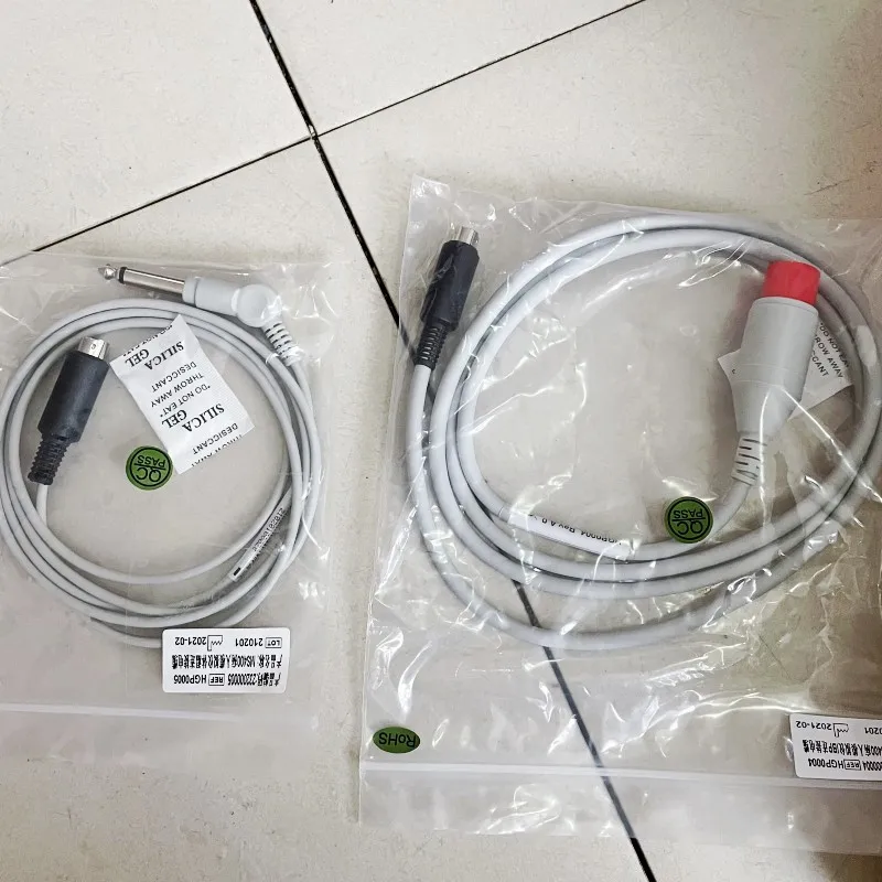 

NIBP cable and Temperature probe cable for multi-pararmeter simulator