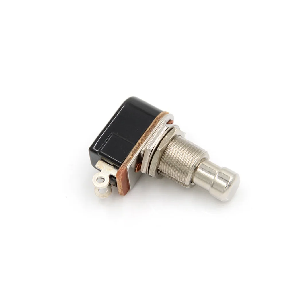Metal Soft Touch Momentary Push Button Switch Stomp Foot Pedal For Guitar Effect Silent Operation Control Accessories