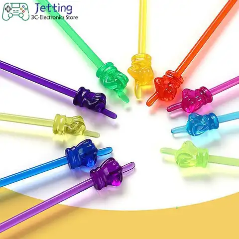 10PCS Finger Reading Guide Preschool Teaching Tool Bendable Stick Educational Learning Toy For Children Class Blackboard Pointer
