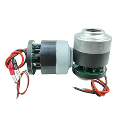 Motor elétrico sem escova para aspirador de pó, ventilador de lâmina, alta potência, forte sucção, impulsor metálico, DC11, 12V, 110W