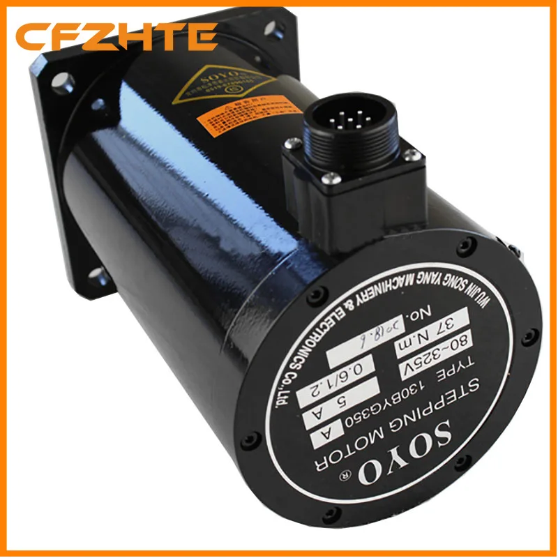 Three-phase Hybrid Stepping Motor 130BYG350A 37Nm, for Bag Making Machine tapered shaft/straight shaft 19mm