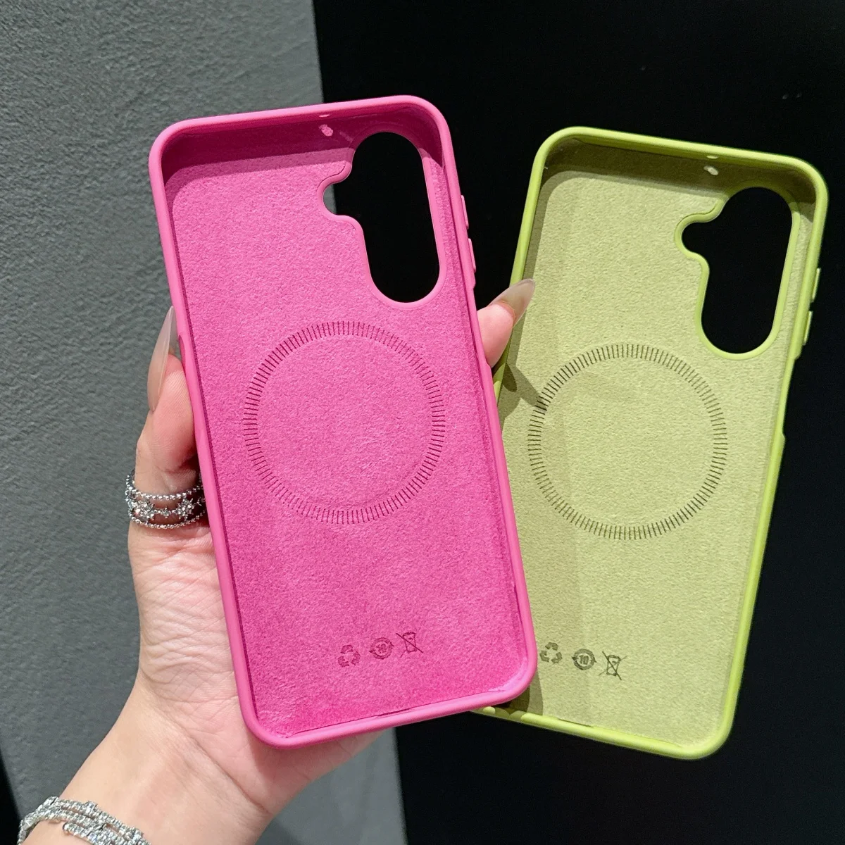 Liquid Silicone For Magsafe Magnetic Charge Case For Samsung S26 Plus S25 Edge S24 FE Ultra A57 A37 A17 A56 A16 Matte Soft Cover