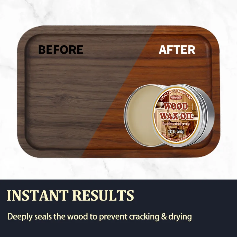 زيت شمع خشبي من الخشب الصلب، صيانة أثاث شمع العسل بلون شفاف، تلميع، مقاوم للعفن ومضاد للتآكل