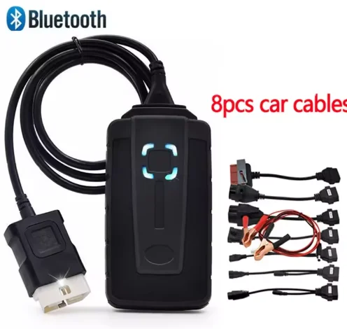 2026 NEUER Bluetooth OBD2 Scanner Wow Snooper Wurth Diagnosegerät V5.008 R2 für LKWs und PKWs Keygen VD DS150E Delphis Frankreich