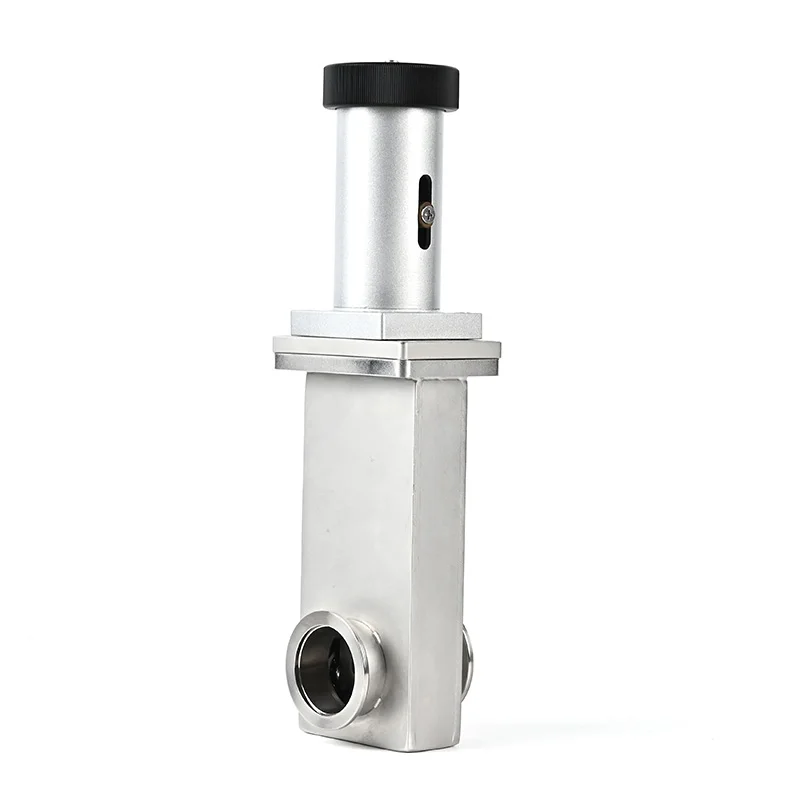 Vacuum SS304 SS316L Manual Mini UHV Gate Valves KF25/40/50 Flange Stainless Steel Vacuum Valves OEM ODM NW Fitting Semiconductor