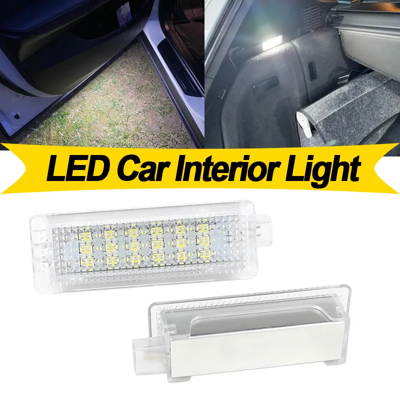 

2PCS For BMW Mini Cooper R50 R52 R53 R55 R56 R57 R58 R59 R60 LED Courtesy Door Footwell interior TrunK Luggage Light