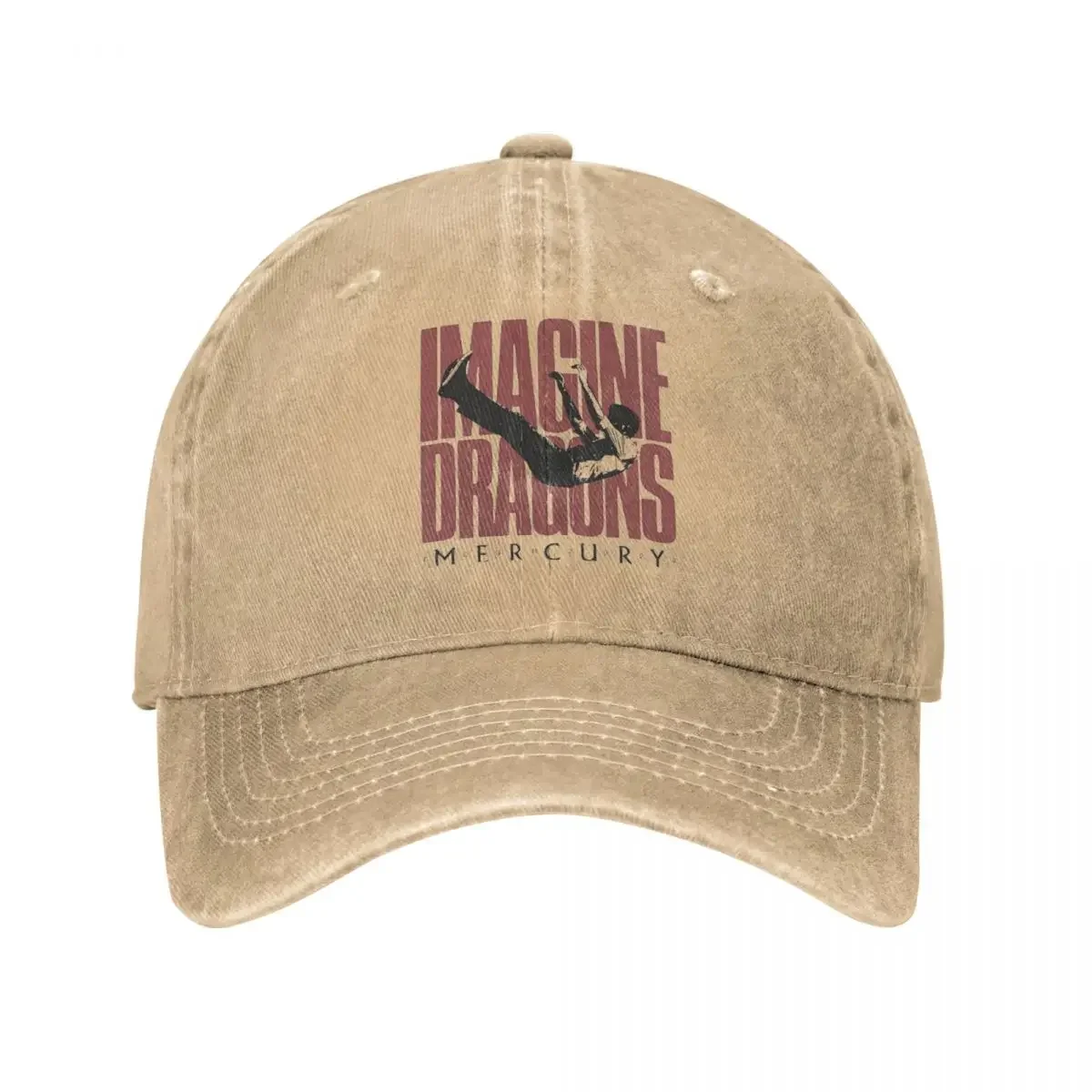 Vintage Imagine Dragons MercuryTour Baseball Caps Unisex Style Distressed Washed Headwear Outdoor Running  Hats Cap