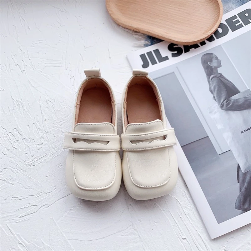 Jlong-zapatos planos cómodos e inspirados en estilo Retro para niños y niñas de 1 a 8 años, calzado de cuero a la moda para primavera