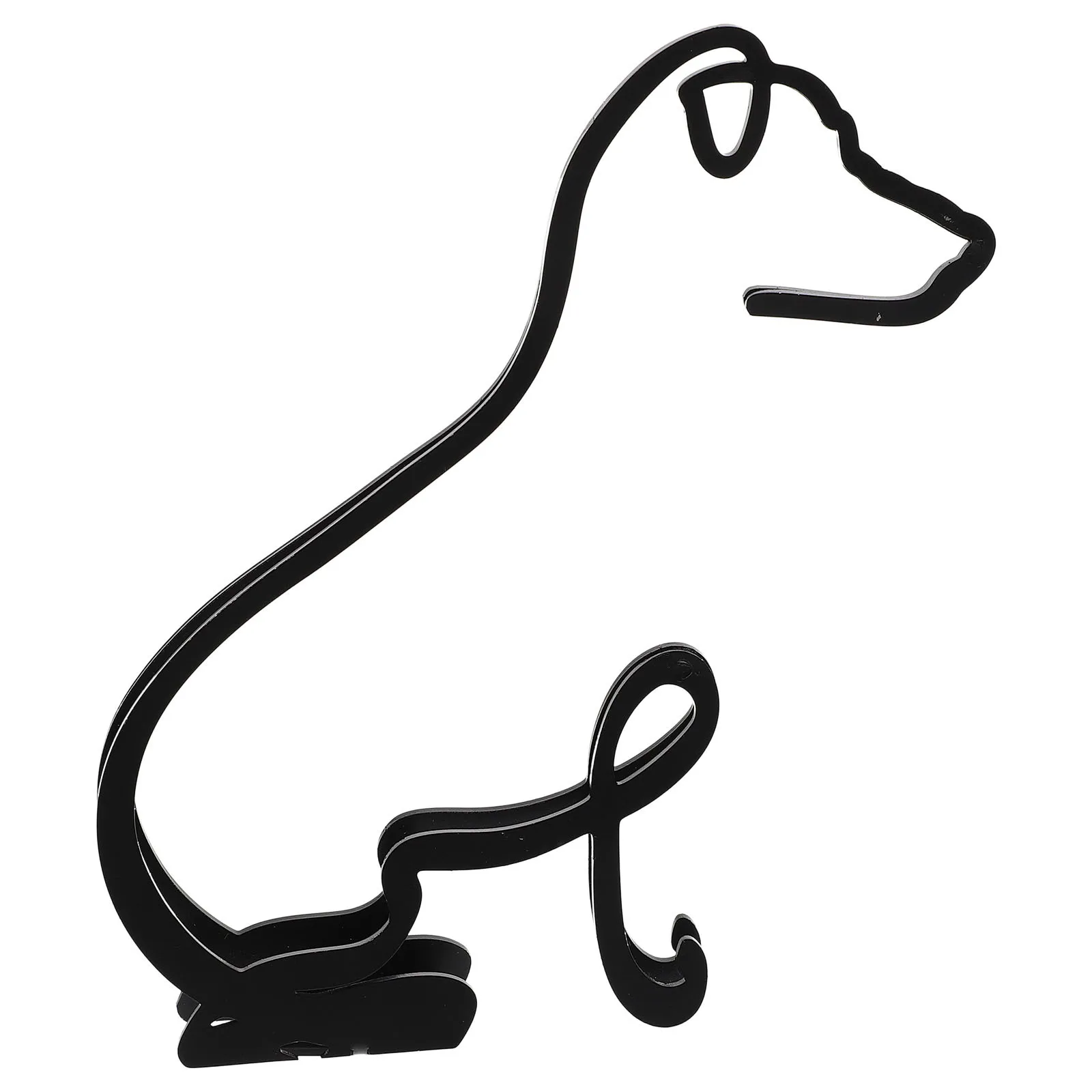 

1 Piece Metal Dog Sculpture Vintage Style Iron Desktop Decor for Home Office Tabletop Modern Minimalist Animal Statue