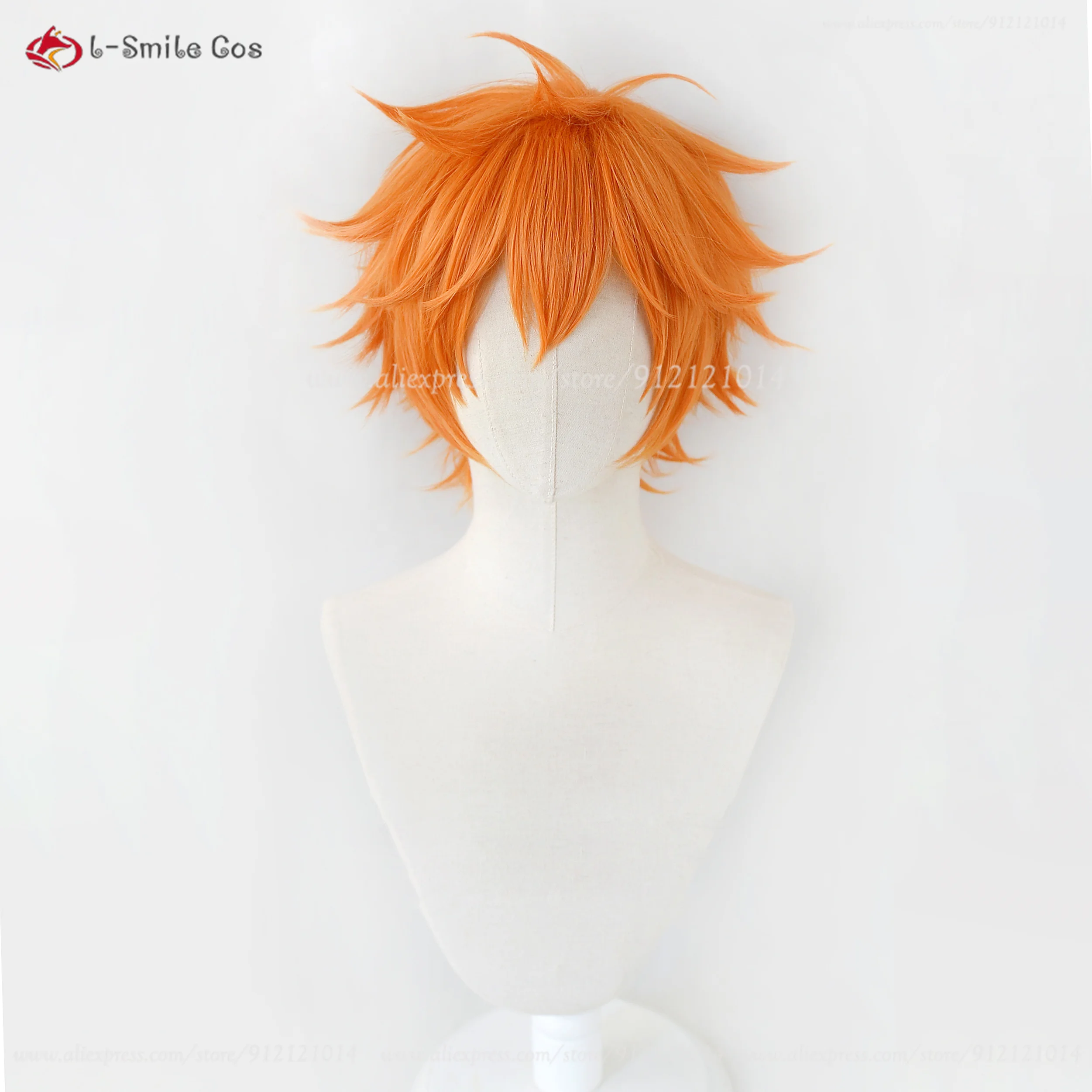 Shoyo Hinata Shoyo Cosplay Wig 30cm Short Orange Anime Cosplay Wigs Synthetic Hair High School Volleyball Club Halloween Party