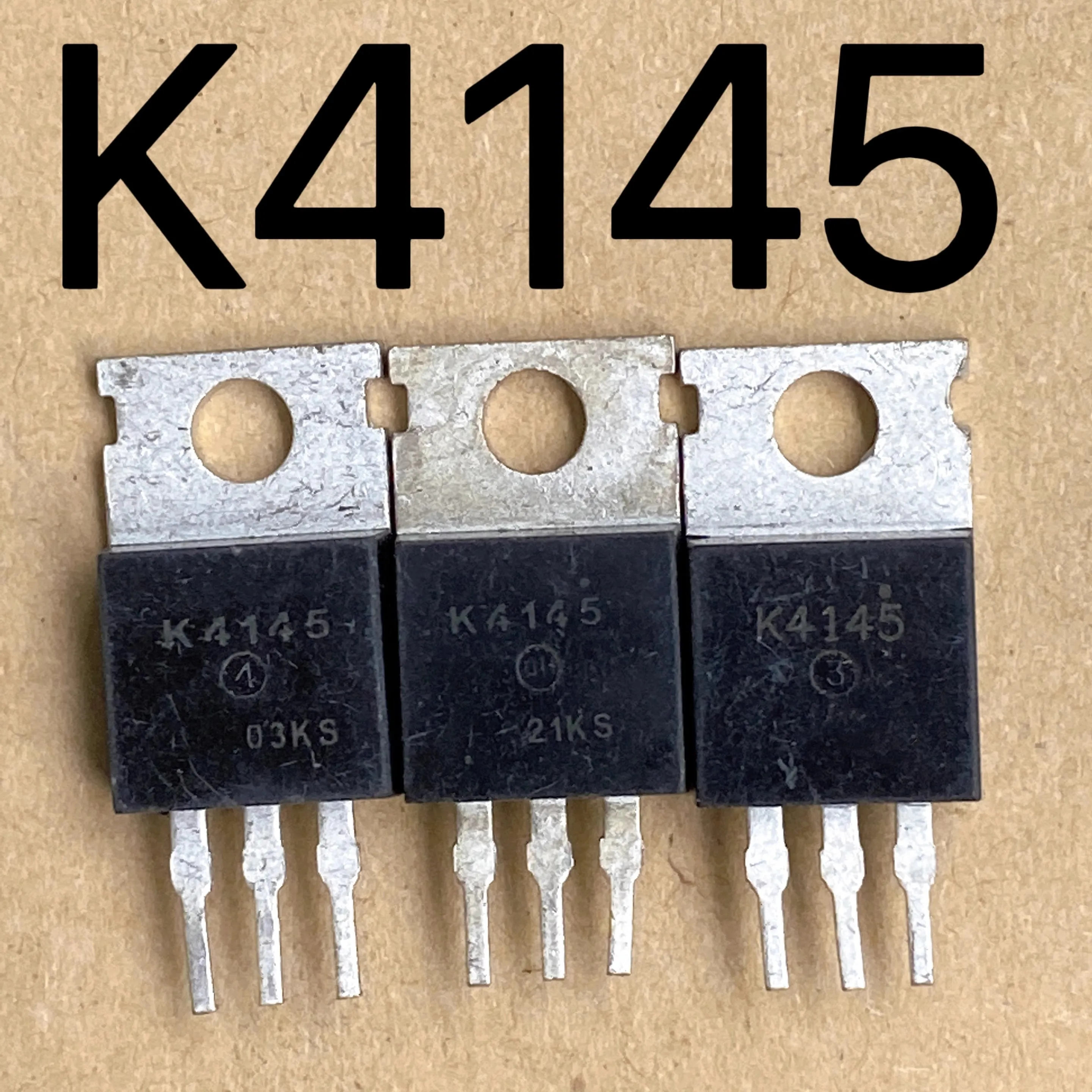 Used 10pcs/lot 2SK4145 K4145 TO-220 80A 60V N-Channel MOSFET Transistor