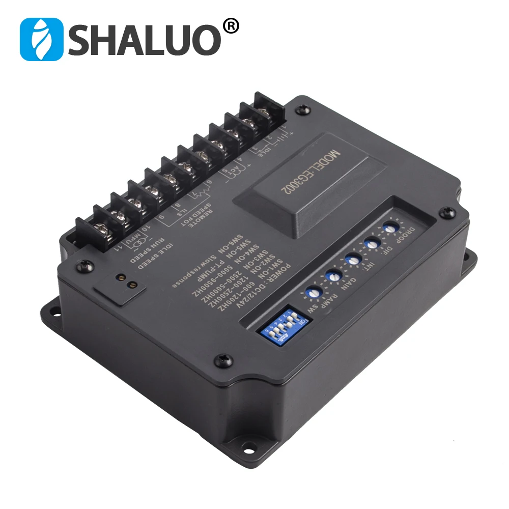 Imagem -03 - Regulador de Gerador Diesel Unidade Controlador Velocidade do Motor Atuador Sensor Velocidade Magnética dc Placa Controle do Motor Peça Genset Eg3002