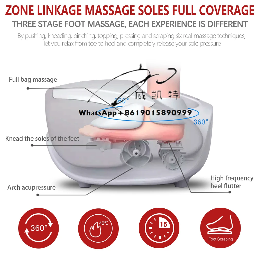 DARIUS Feet Calf Massager Foldable Electric Foot Massager Machine for Circulation Leg Massage Machine
