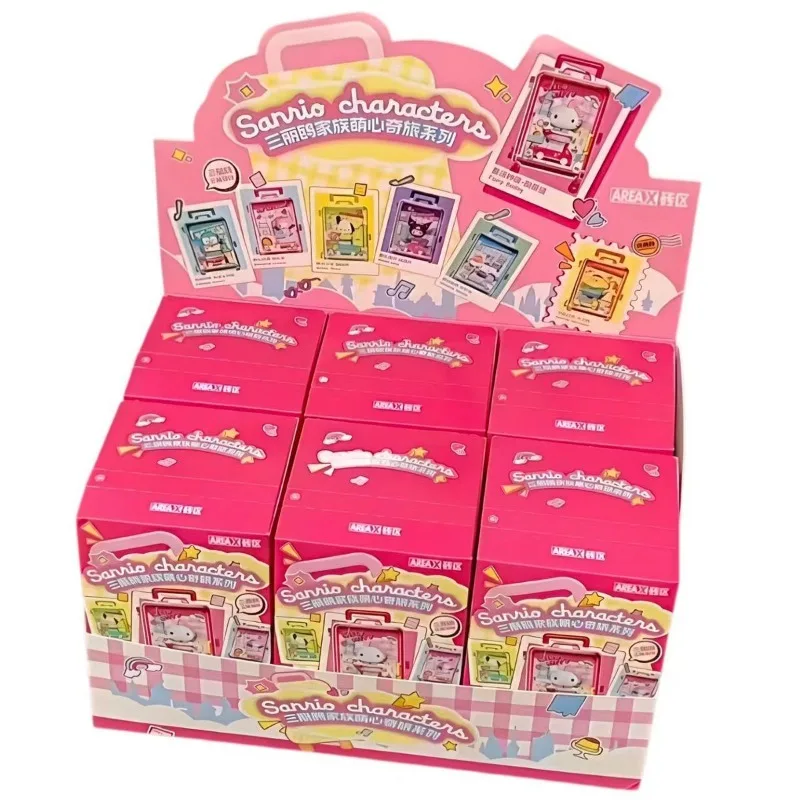 areaxブリックエリアサンリオラゲッジブラインドボックスハローキティクロミ知育ブロックおもちゃ女の子向け理想的なフェスティバルギフト