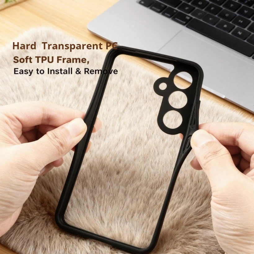 Für Samsung Galaxy S25 Ultra S23 Plus S24 FE Transparent Telefon Fall Für Galaxy A17 A07 A06 A16 A26 A36 A56 A55 A54 A35 A15 A25 – Detail 2