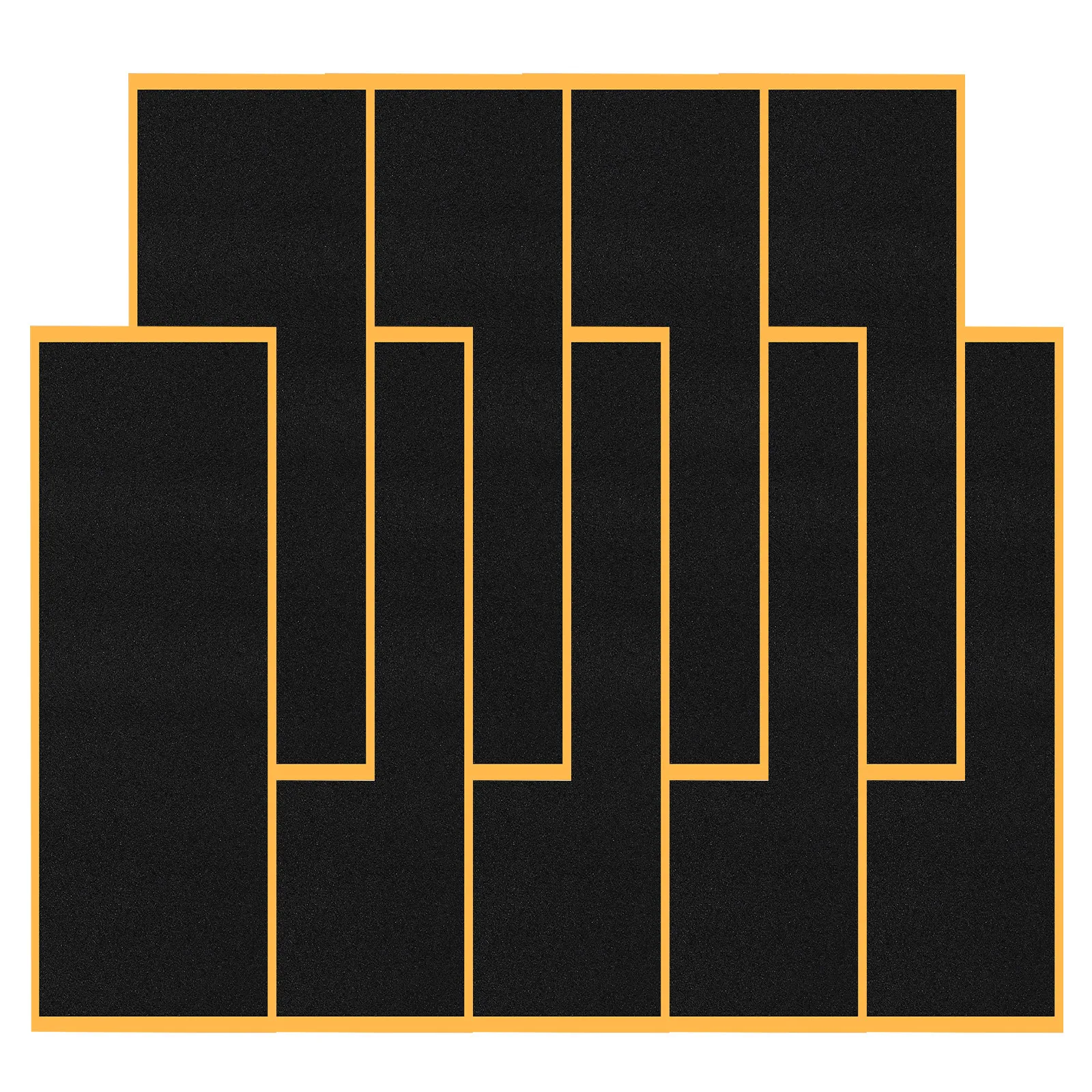 24Pcs Finger Skateboard Grip Tape Foam Grip Non-Slip Strong Adhesive Replacement Tape High Friction Fingerboard Deck Accessories