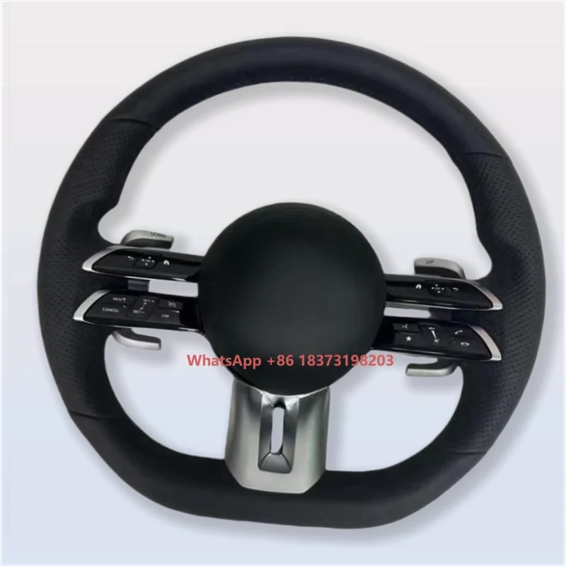 

LED Steering Wheel Car Accessories for Mercedes-Benz S-Class W221 W219 S500 S280 S300 S350 S400 S600 Carbon Fiber Steering Wheel