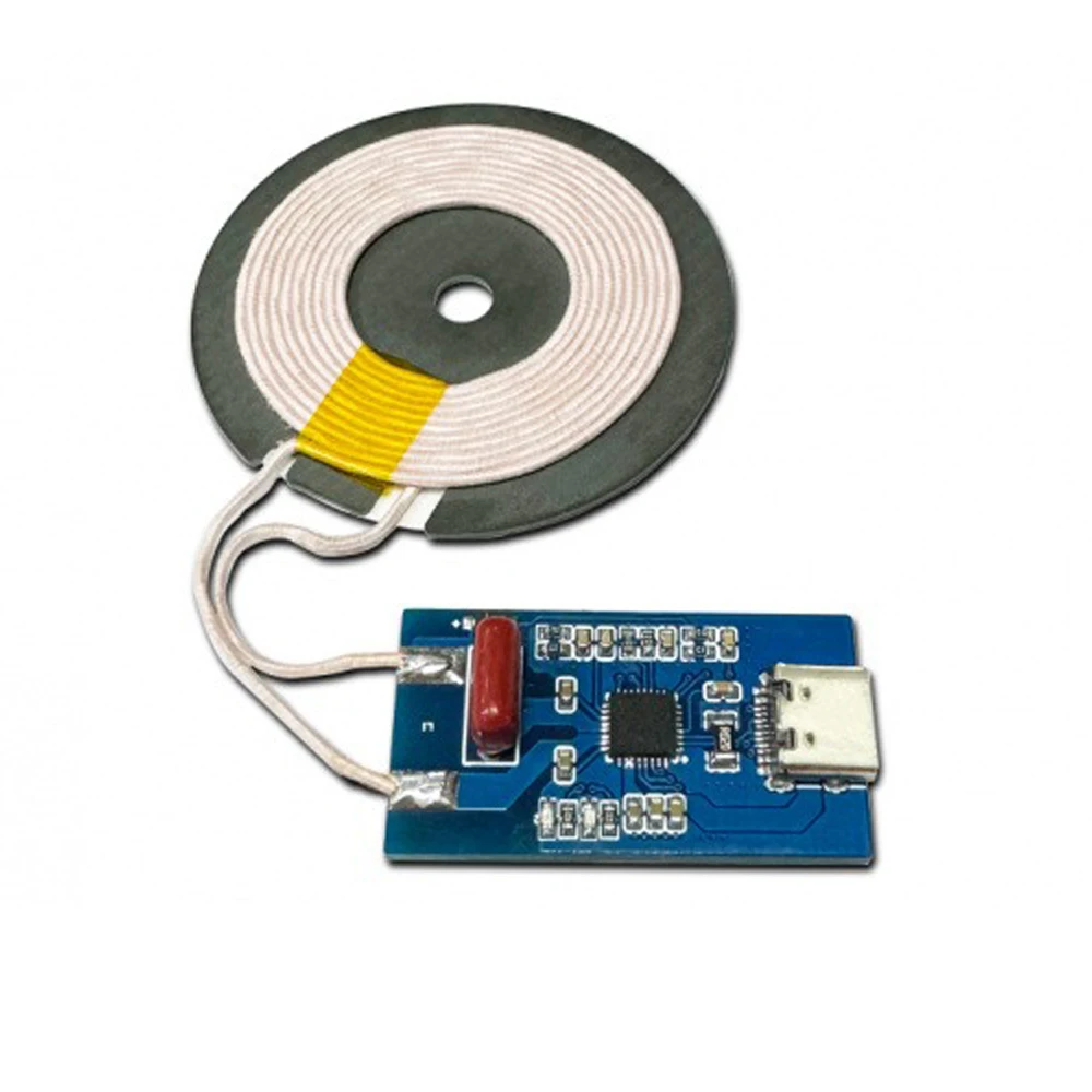 

5W 10W 15W High Power IP6826 Wireless Charging Module DIY Coil Circuit Board Type-C For Fast Charging Wireless Charger Module