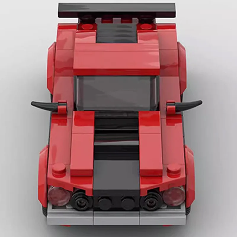 The Ford Mustang 302 Block Car compatible with LEGO Children's building blocks Racing sports car can be used for decoration or h