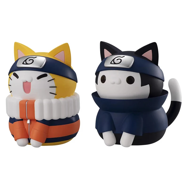 

Original MegaHouse MEGA CAT PROJECT Naruto Uzumaki & Uchiha Sasuke (NARUTO) Nice 100 mm Anime Figure Collectible Model Gift Toys