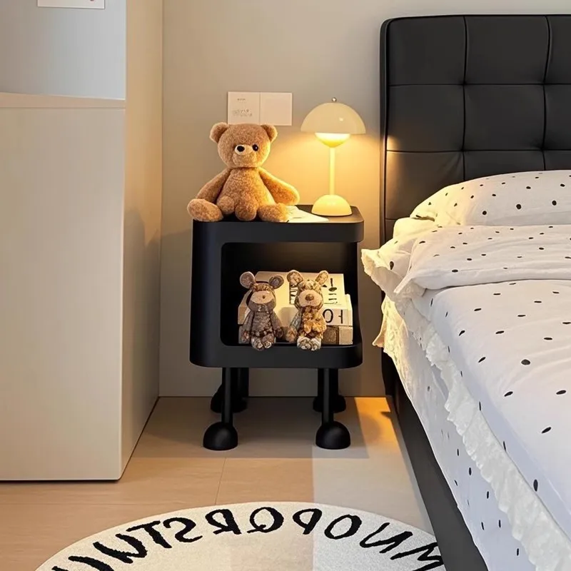 

Прикроватная тумбочка AOLIVIYA, железная, в стиле арт, маленький журнальный столик, угловой шкафчик, простой приставной столик, современный, для спальни, маленький Т-образный