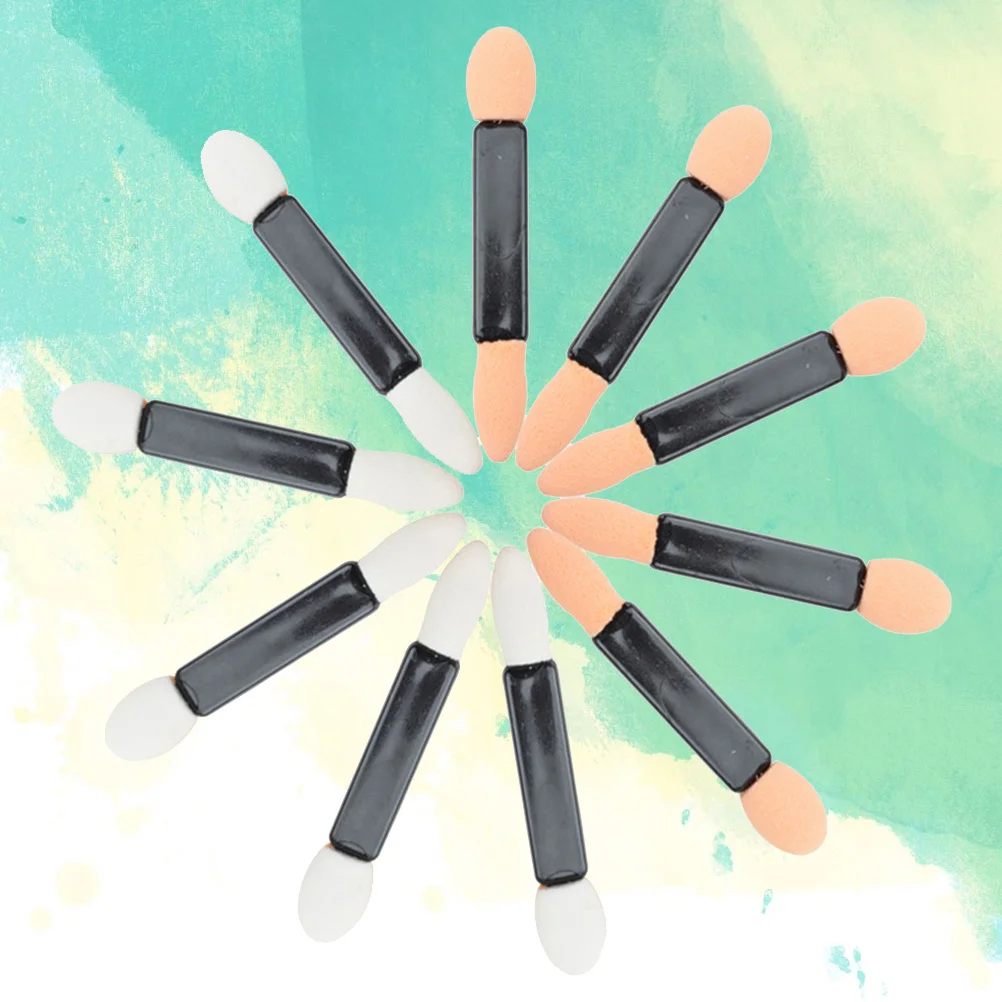 50Pcs Eye Shadow Brush Dual Sided Latex Sponge Applicator Makeup Tool for Women Beginners Professional Makeup Cosmetics
