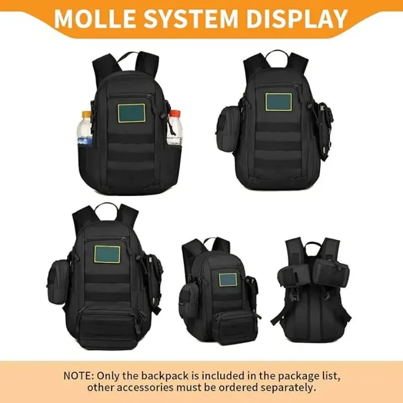 Imagem -03 - Mochila Molle Tática Mini Mochila Mochila Engrenagem Bolsa para Caça Camping Trekking 10l