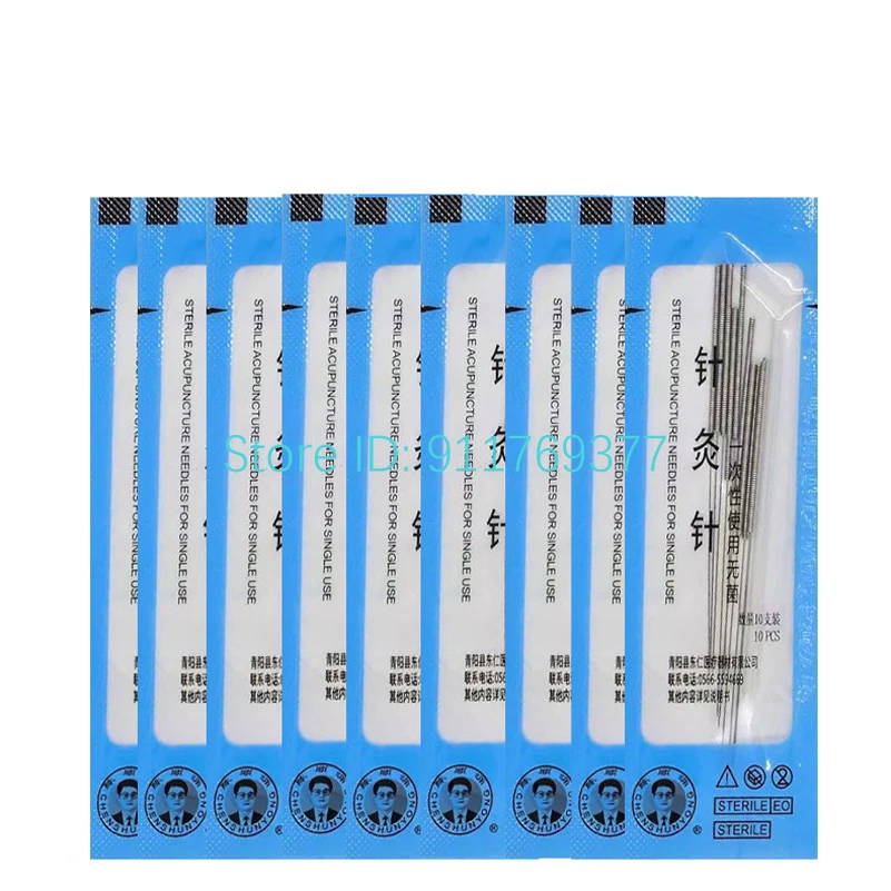 

500 шт./упаковка, 0.16-0.40 мм, стерильные иглы для акупунктуры одноразового использования, традиционные китайские иглы для точечного массажа (чжэньцзю), оптом