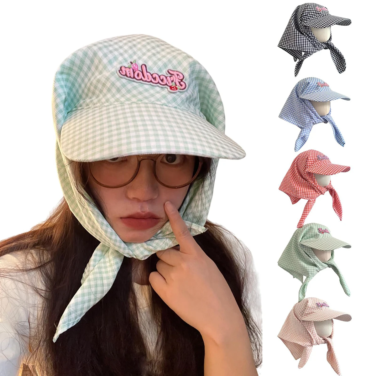 

Turban Hat with UPF 50 Sunlight Defense, Wide Brim Outdoor Hiking Hat for Women/Men, Breathable Summer Sunlight Hat for Travel