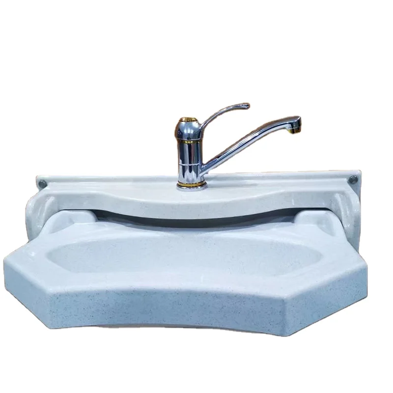 RV apartment smart space with acrylic ABS built-in foldable bathroom sink GR-Y551
