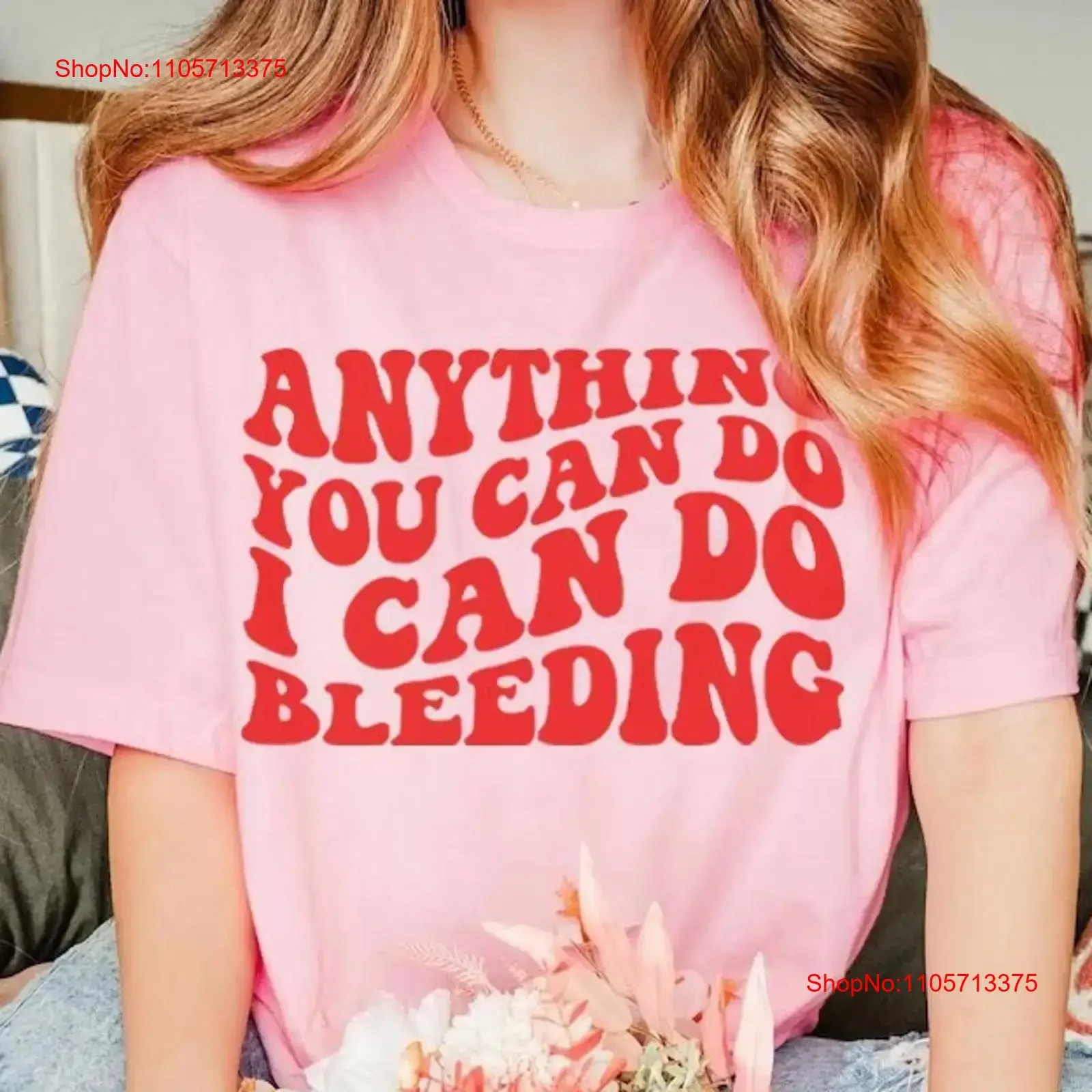 Anything you can do i bleeding shirt retro feminist t anti patriarchy pro choice feminism social justice vintage Washed