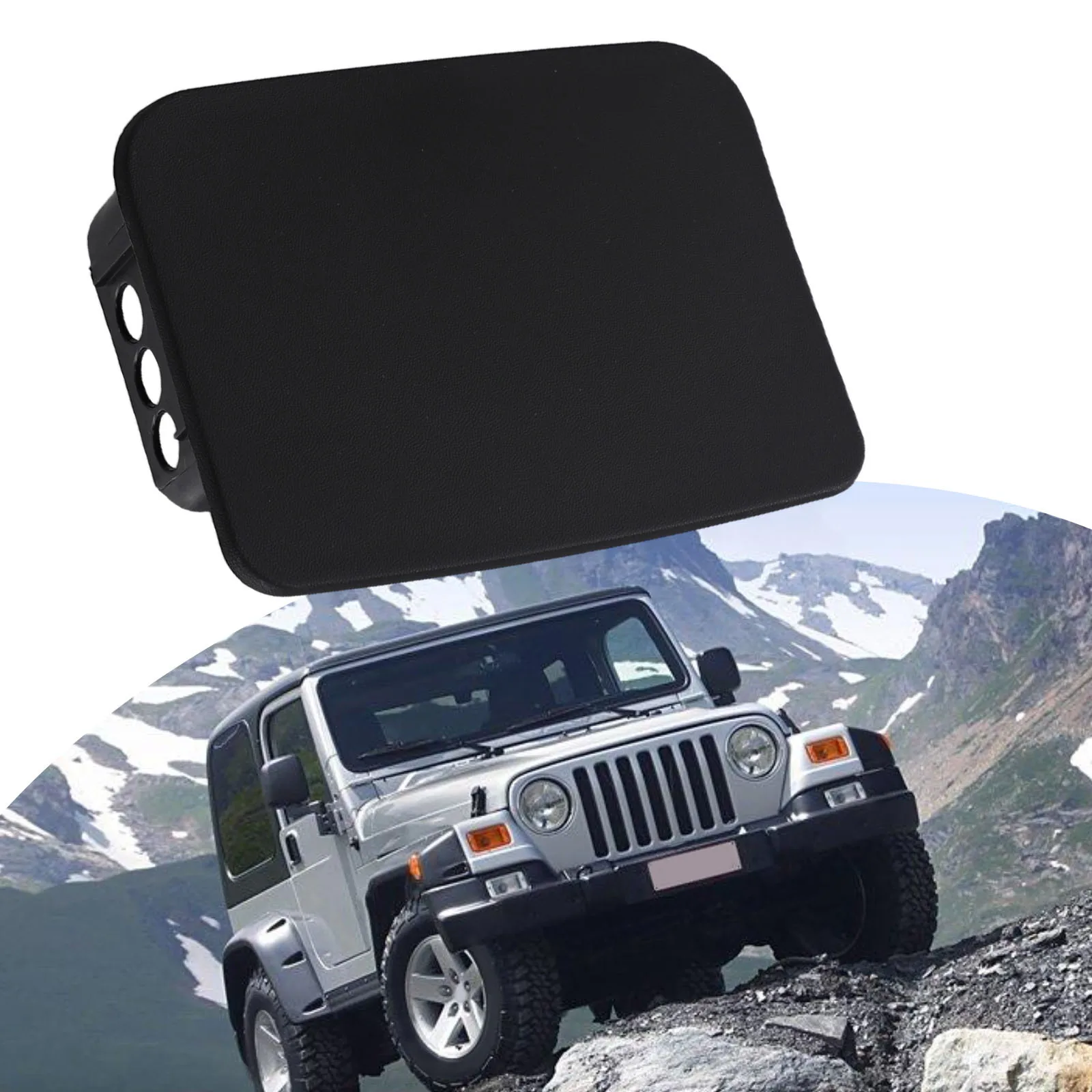 Bumpers End Cap 55078139AA for Jeep For Wrangler TJ Rear Left Right 1997-2006 Replacement Bumper Trim Panel Section