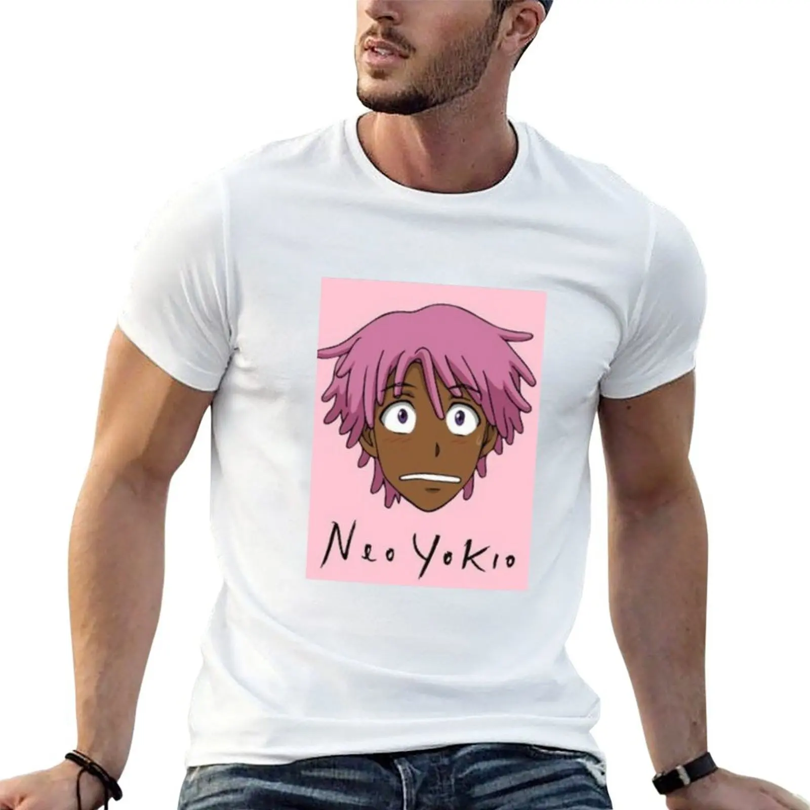 neoyokio T-Shirt Blouse baggy shirts mens graphic t-shirts