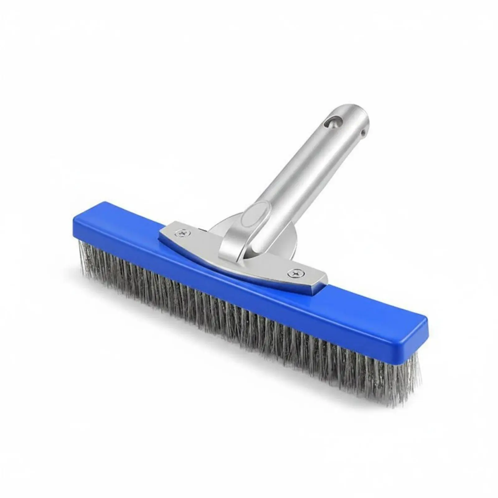 Aluminum Back Wire Pool Brush Thick Bristle Cleaning Brush for Efficient Manual Pool Cleaner Applications