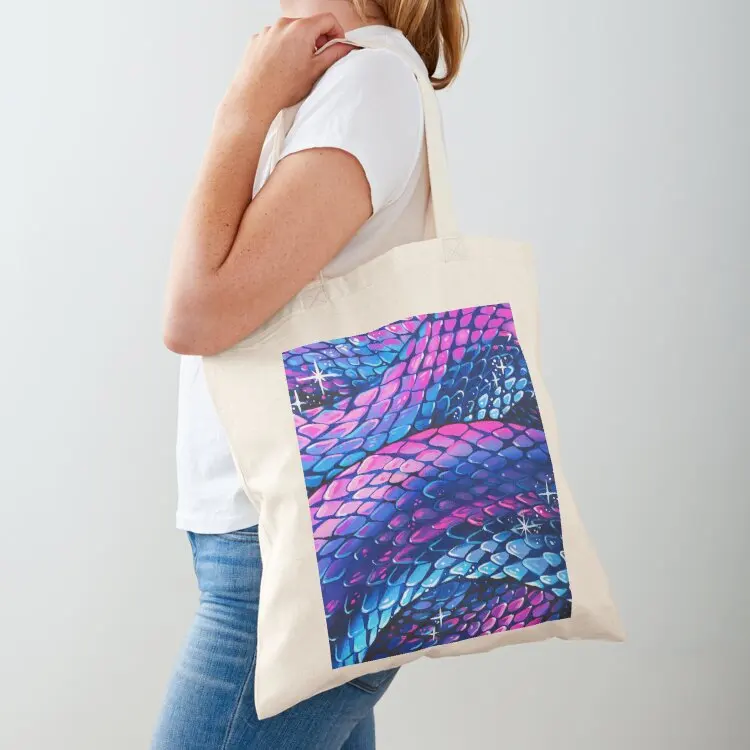 

Slither Tote Bag Fabric bag Customizable tote bag Shopper handbag Beach