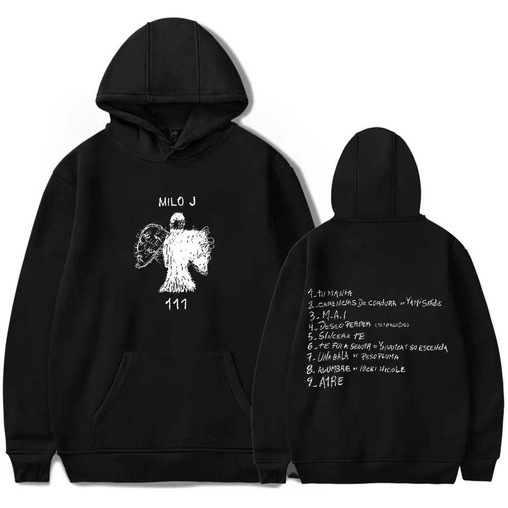 Milo J 111 Hoodie Casual Sweatshirt Man/Woman Hip Hop Hoodies  Streetwear Hoodie Streetwear Fashion Harajuku Clothes