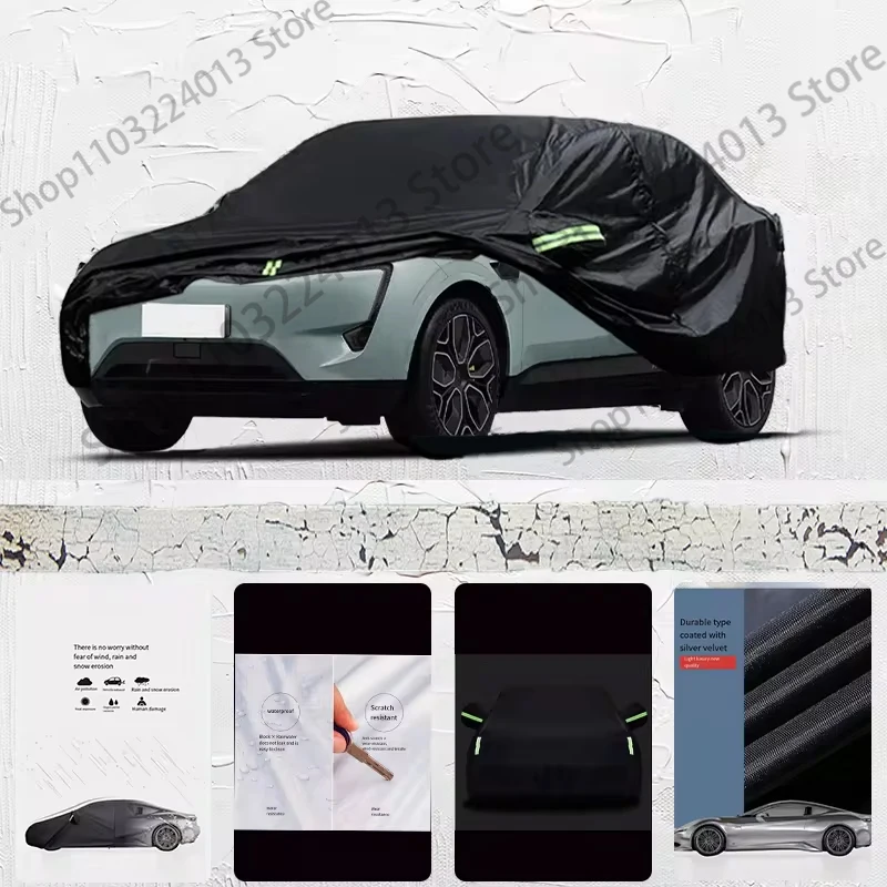 

For Avatr 11 Car cover Exterior Car Cover Black Outdoor Protection Full Car Covers Waterproof Sunshade Anti UV Snow Cover