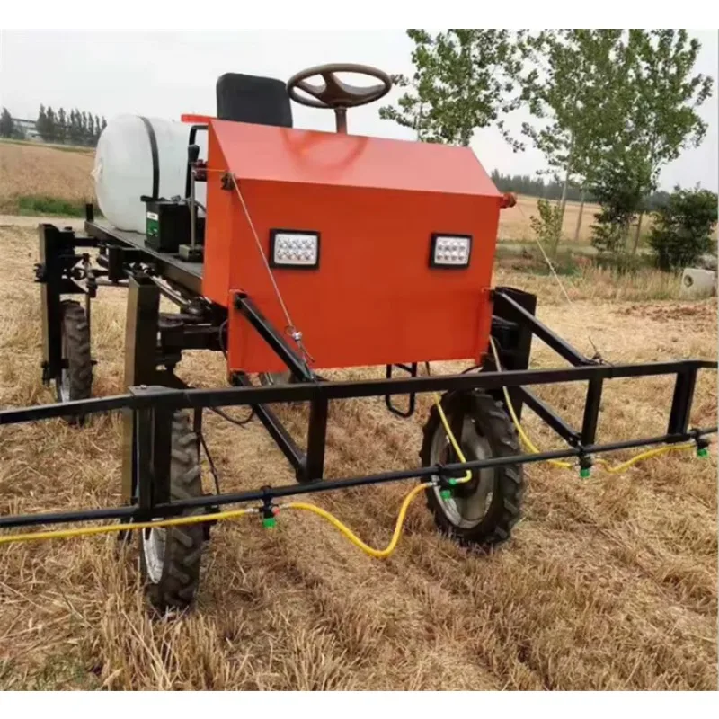 High Clearance Self Propelled Boom Sprayer Tall Crop Protection Machine For Corn Sugarcane Field Stop Plant Top Breaking