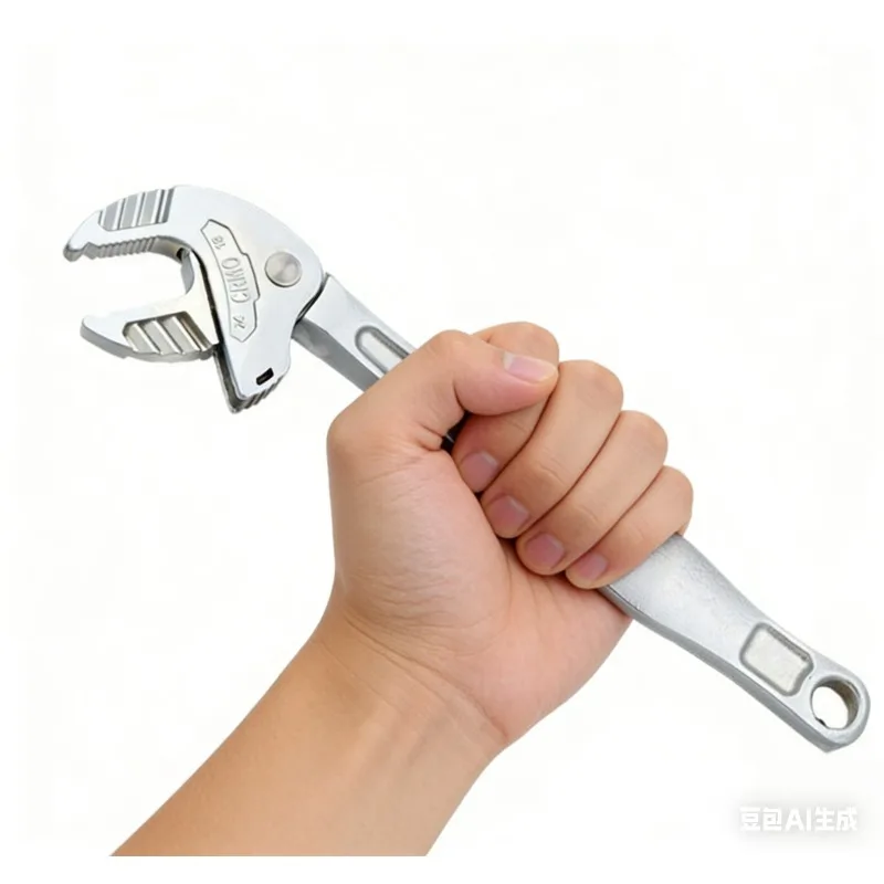 Crab Claw Type Multi-function Fast Adaptive Imitation Ratchet Wrench Industrial Grade Large Opening Wrench Movable Wrench