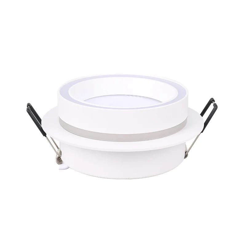 Aluminum Round Adjustable Spot Light Fixture LED Downlight GX53 LED LAMP REPLACE Ceiling Spot Light Frame