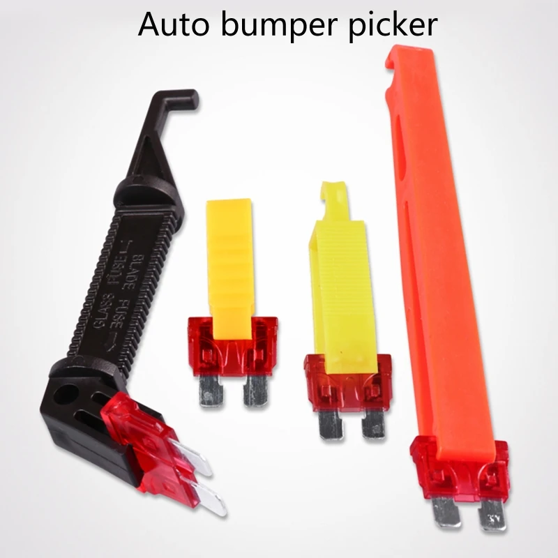 Plastic Car Fuse Pullers Clips Auto Fuse Extraction Tweezer Tools Fuse Puller