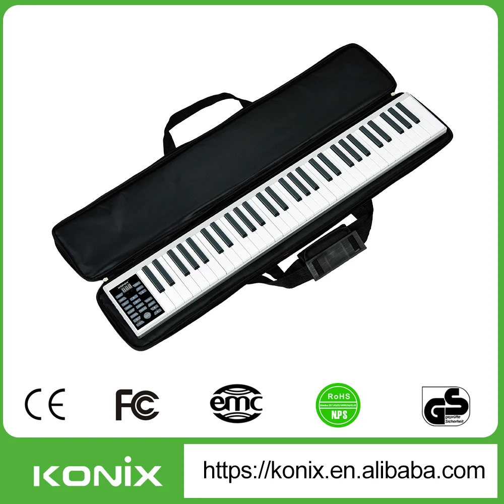Patented Electronic Desktop Piano Keyboard 61 Keys Roll up Piano Keyboard Digital Piano Keyboard for Education