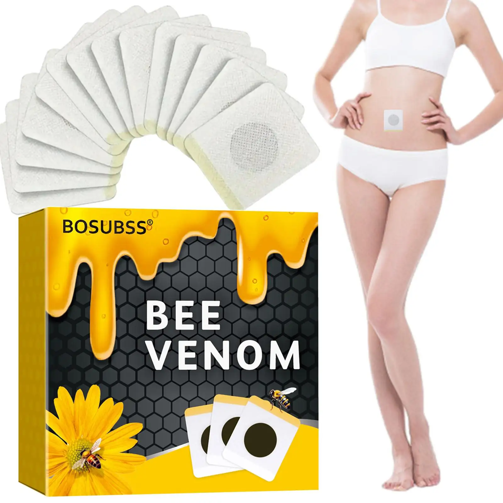 

30/20/10 Abdominal Patch - Breathable, Sweatproof, Waterproof Body Care Patch - Natural Abdominal Patch for Abdominal Comfort