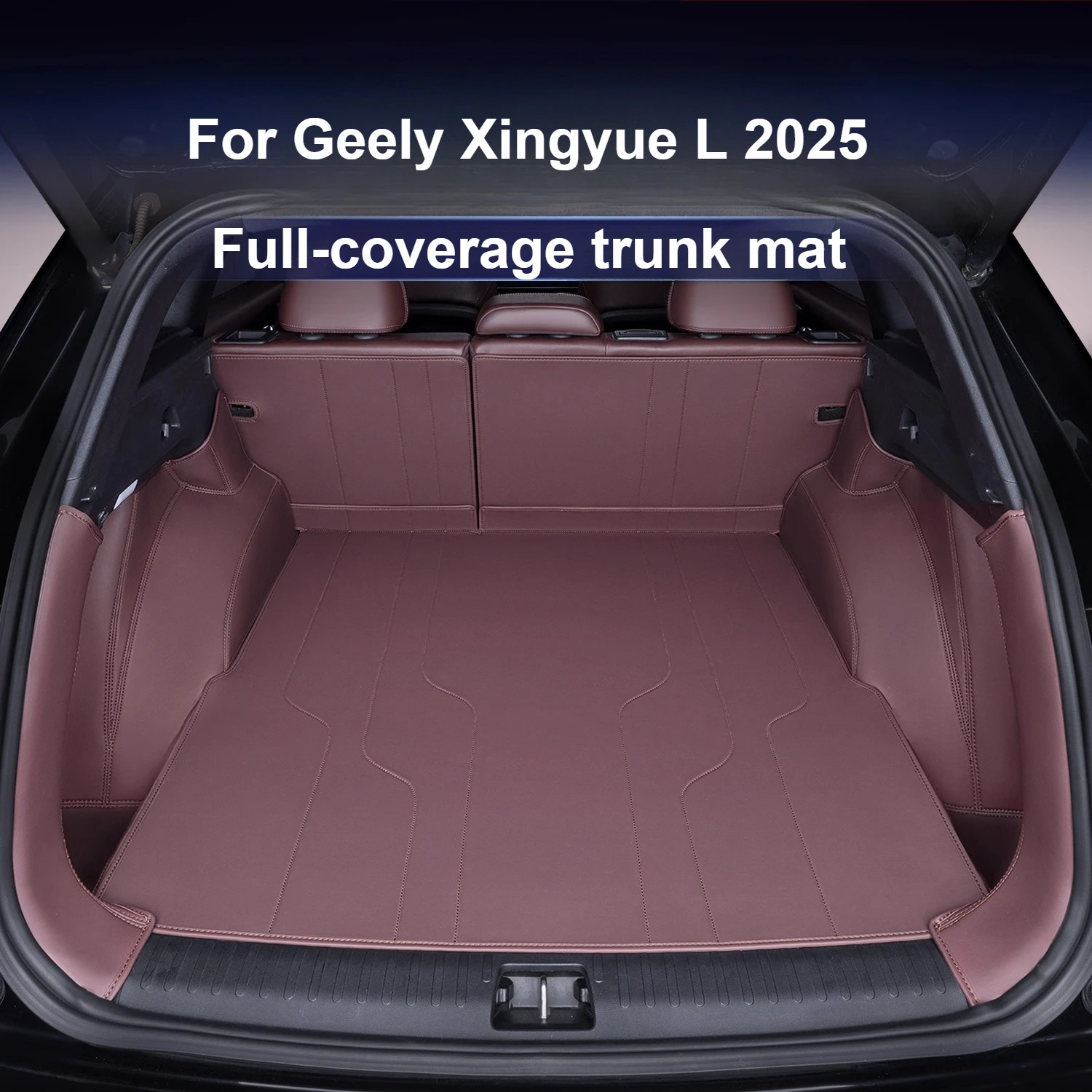 

Для Geely Xingyue L 2025 коврик для багажника с полным покрытием, нескользящий, устойчивый к царапинам, аксессуары для модификации интерьера