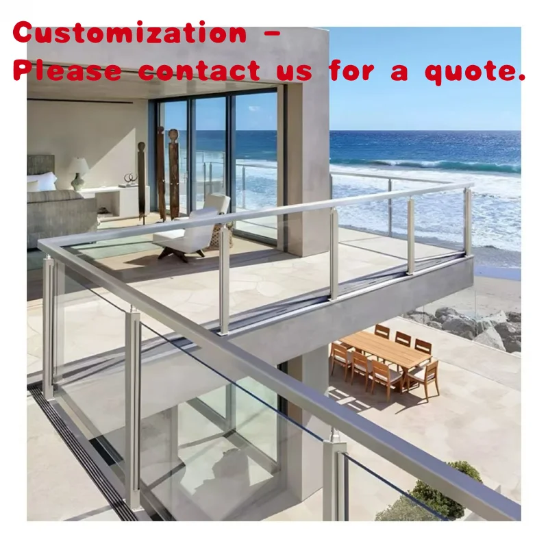 

custom.Customized Modern Glass Balustrade Handrail Stainless Steel Glass Railing