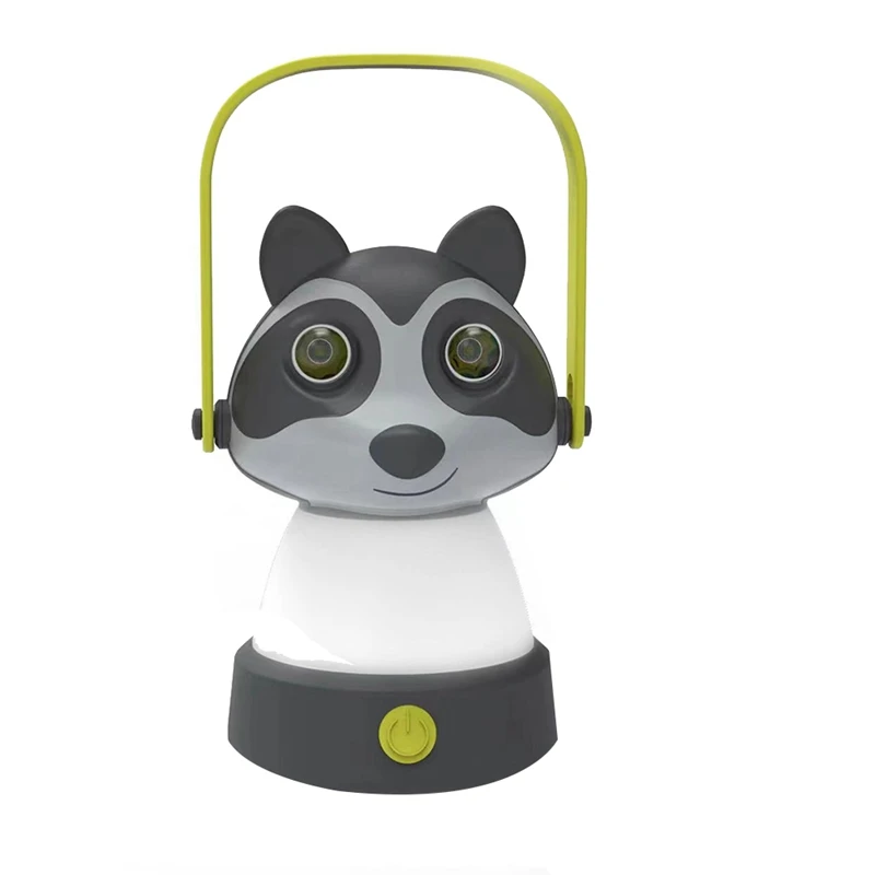 

DW-Outdoor Camping Lamp Lighting LED Camping Lamp Type-C Charger Camping Lantern Animal Camping Lamp,Raccoon Camping