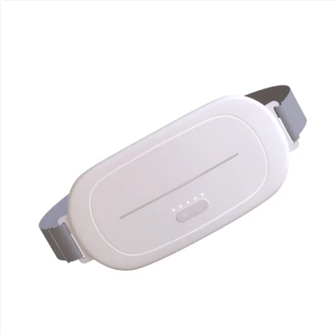 Portable Cordless Heating Pad for Cramps, Electric Waist Belt Device, Fast with 3 Heat Levels and Massage Modes, Back or Belly