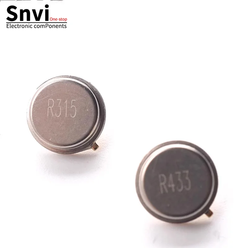 مذبذب كريستال من خلال الفتحة - R433A 433 ميجا هرتز، R315A 315 ميجا هرتز، مرنان صوتي دائري ذو 3 دبابيس #2