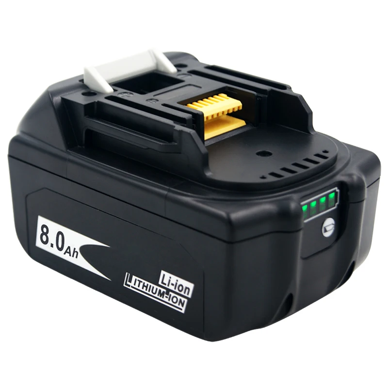 Bateria + zestaw z ładowarką) do Makita 18V 8000mAh LXT akumulator litowo-jonowy BL1880 BL1860 BL1840 + dc1818rc ładowarka do narzędzi makita 18V