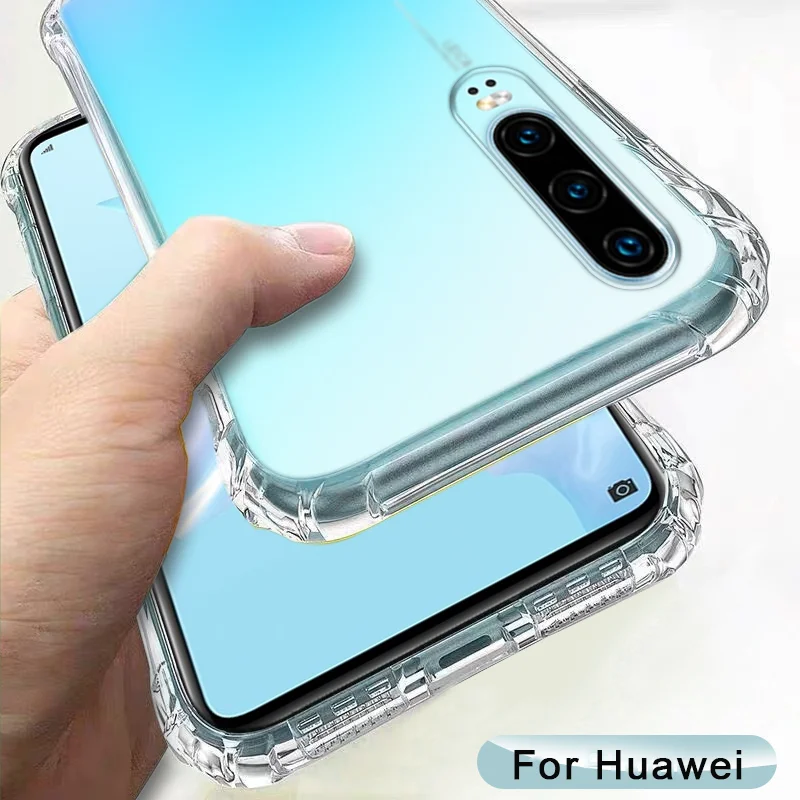 Shockproof Case For Honor 9 20 30 Pro Huawei P50 P40 P30 P20 Pro Lite Y5 Y6 Y7 Y9 Prime 2019 Mate 20 30 Pro P Smart Z Back Cover